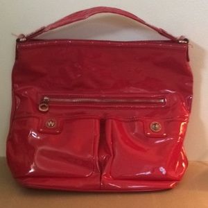 Marc by Marc Jacobs Red Patent Leather Large Tote